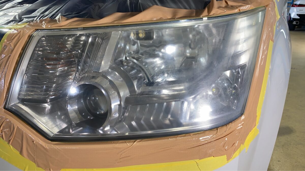 NISSAN DELICA D5 | ドリームコート施工・ヘッドライト再生 NISSAN DELICA D5 | ドリームコート施工・ヘッドライト再生